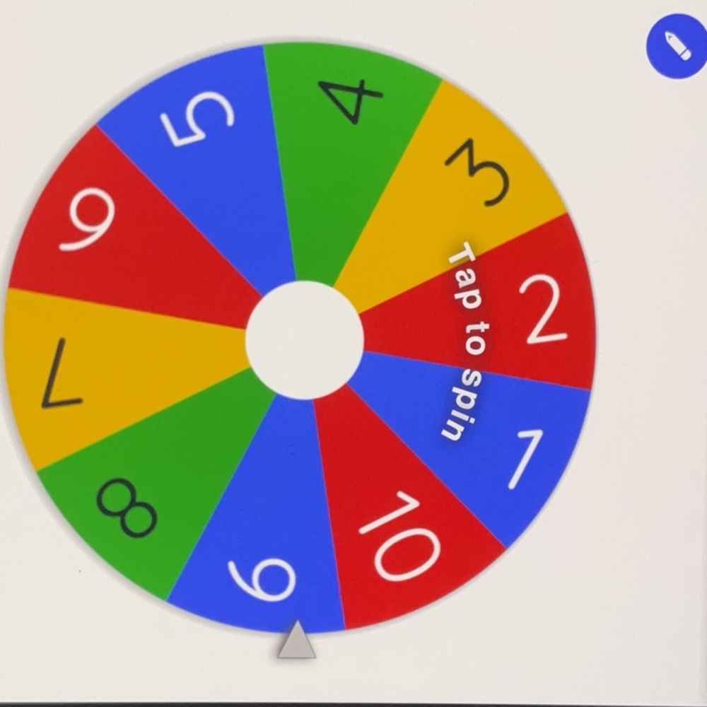 Winner of the wheel